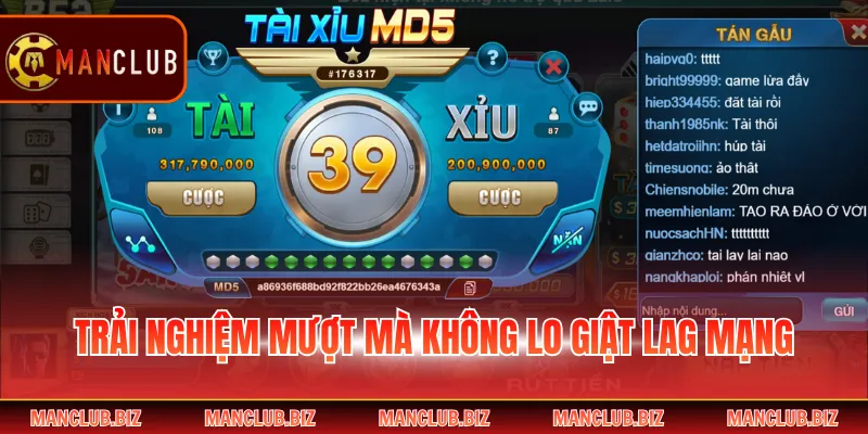 Trải nghiệm mượt mà không lo giật lag mạng